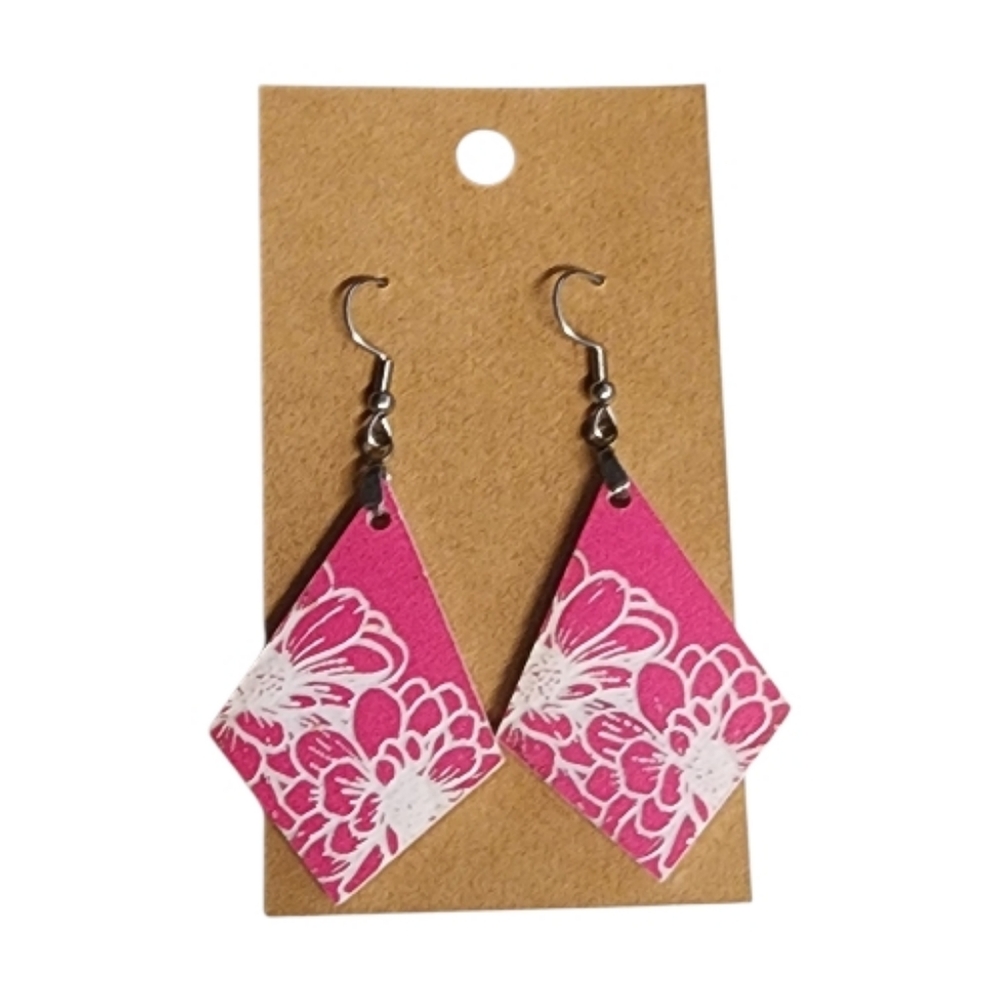Blossom Breeze Acrylic Drop Earrings
